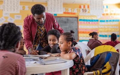 Children in classroom